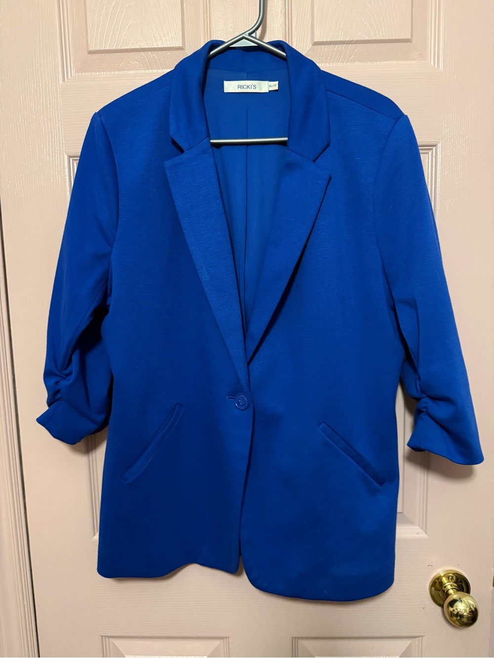 Ricki's Bright Cobalt Blue Single-Button Blazer